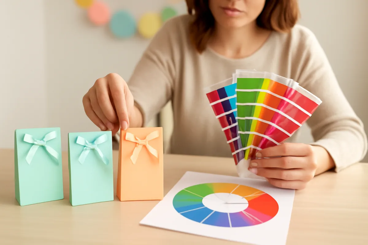 Come scegliere i colori per i DIY party favor? La regola che rende tutto armonioso